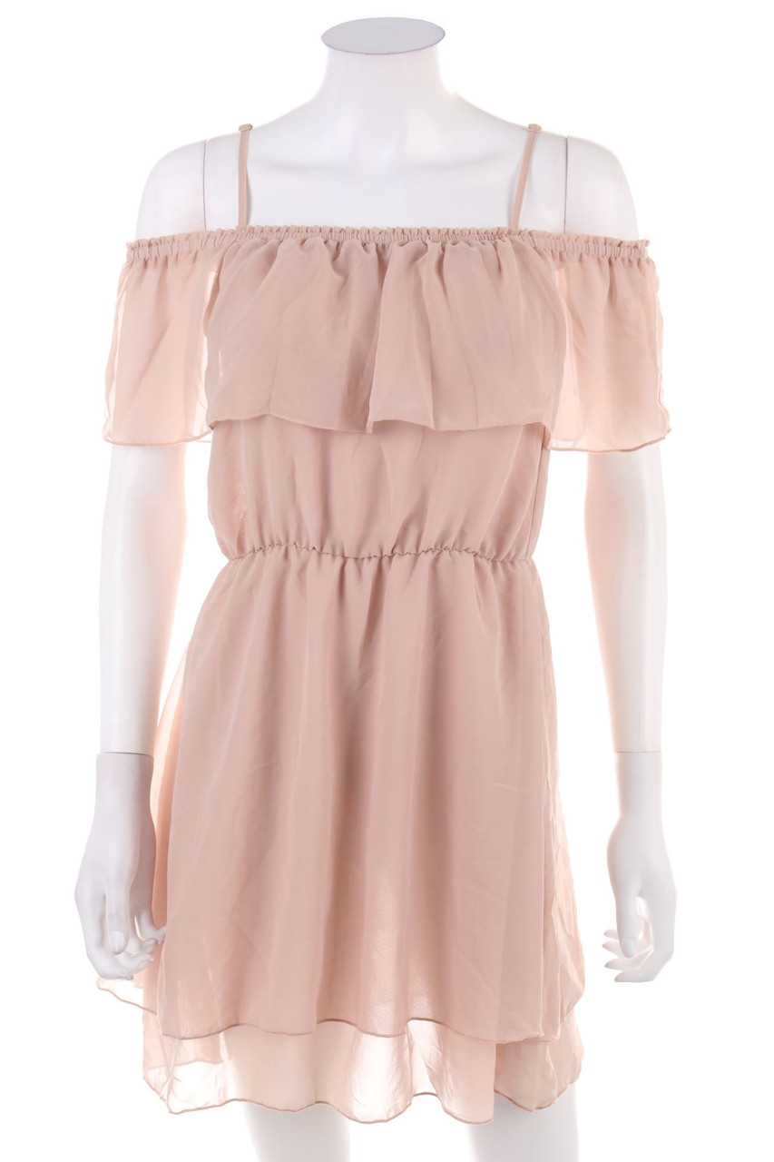 H&M - Chiffon-Cocktailkleid mit Volants - S