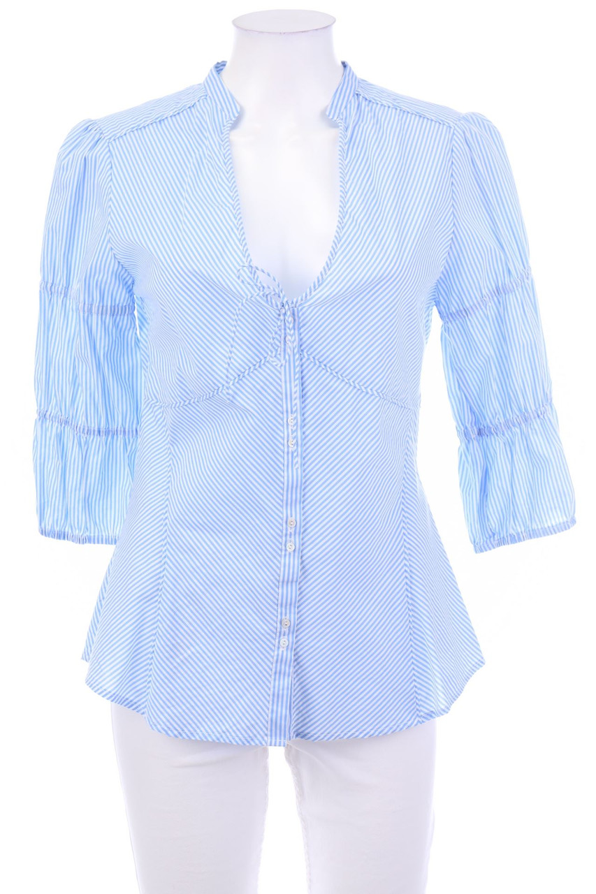 ZARA - Bluse mit 3/4-Ärmel mit Streifen - M