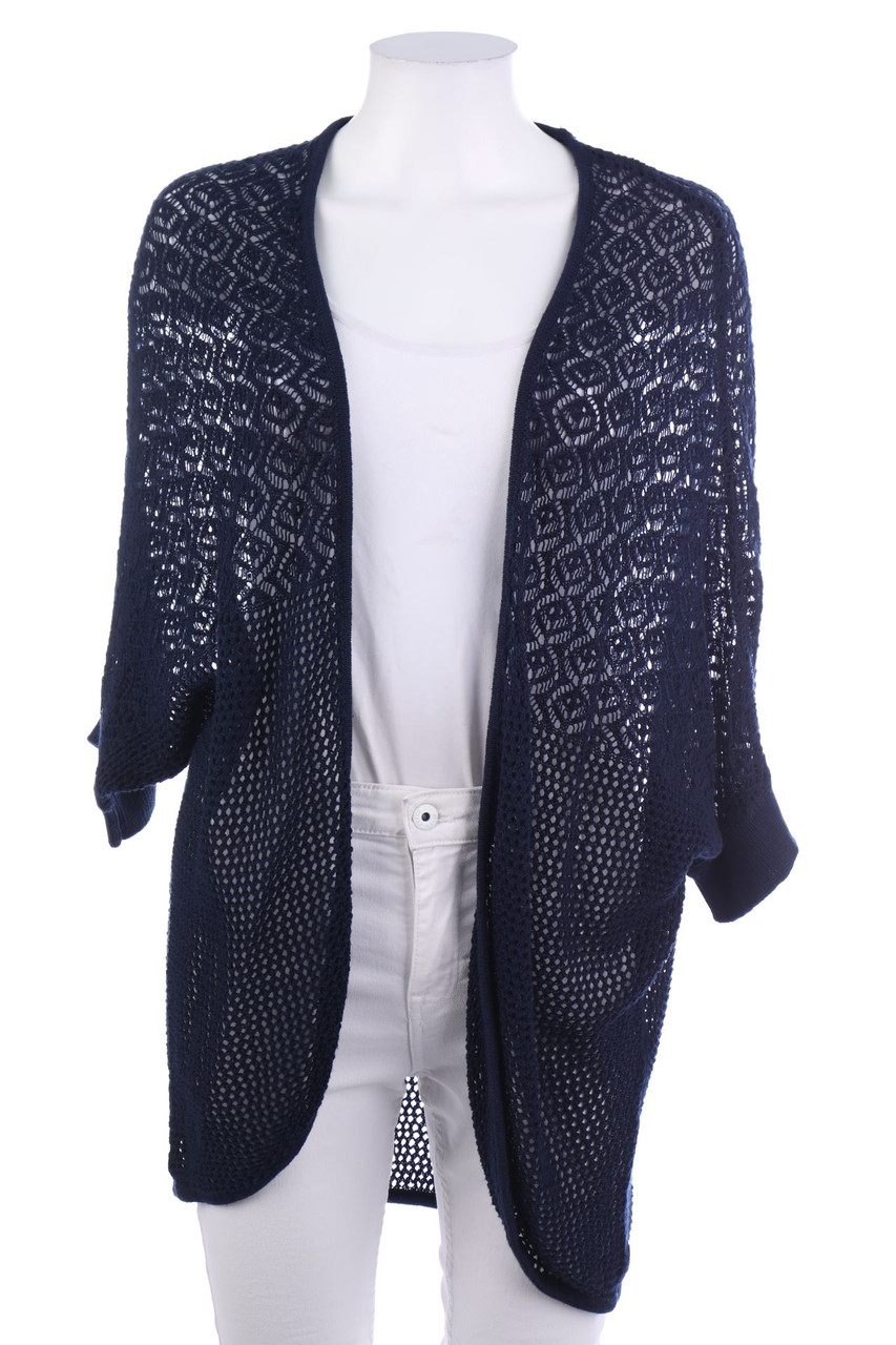 bonprix collection - Cardigan mit Lochstrick-Details - L