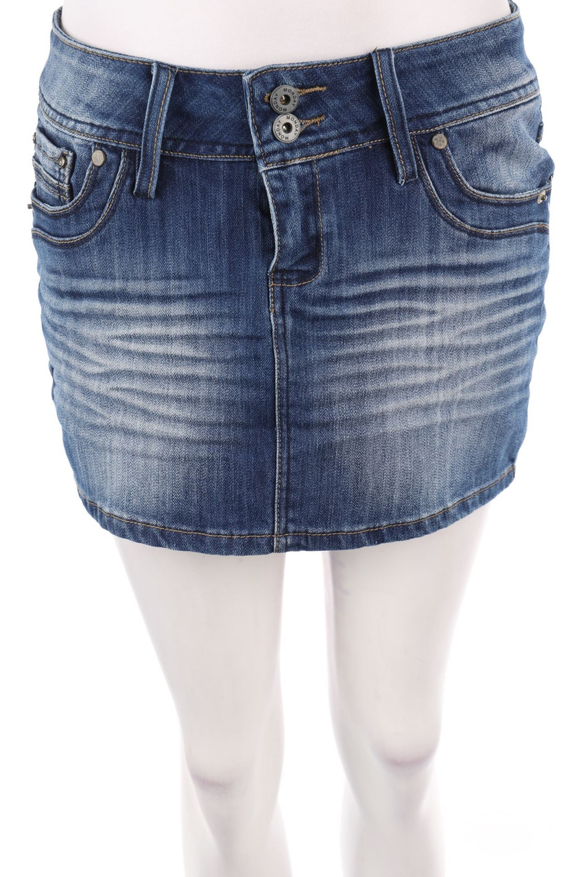 SECONDHAND - Denim Mini Skirt - XL