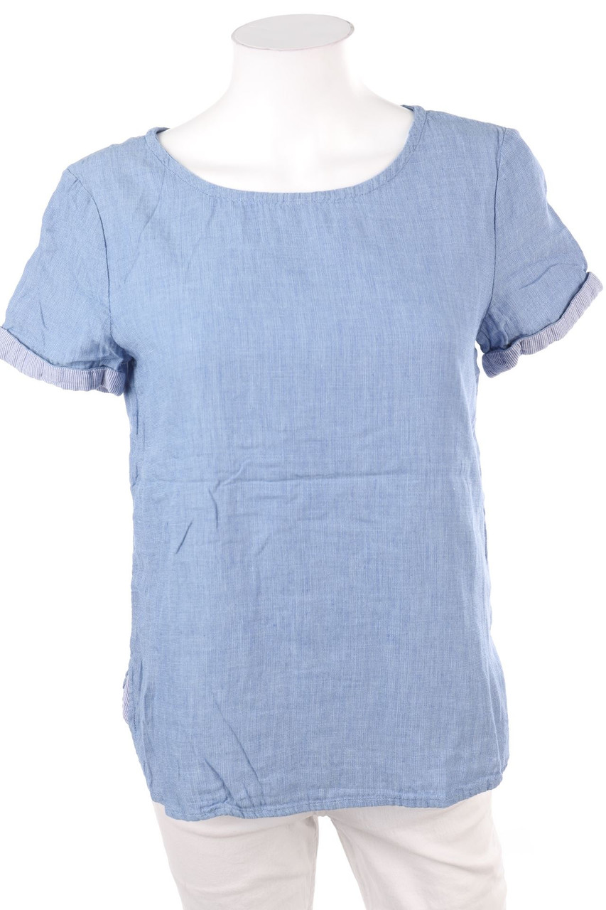 ESPRIT - Baumwoll-Kurzarm-Bluse - S