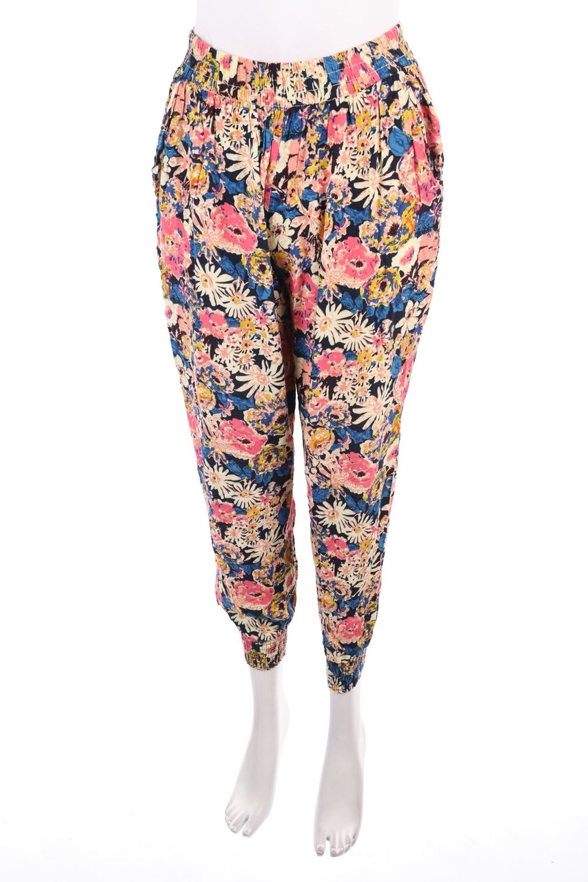 R&F - Jogger-Hose mit Blumen-Print - S