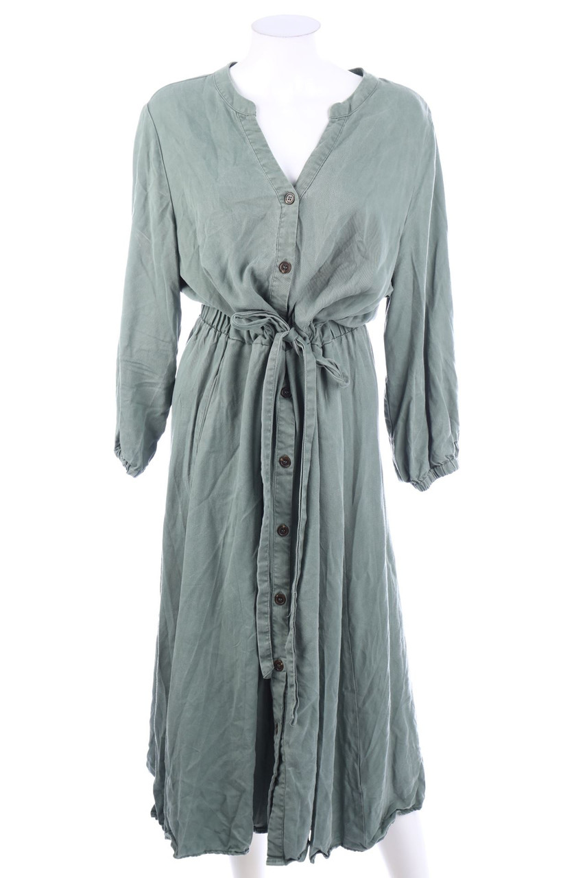 RESERVED - Shirt Dress with Long Sleeves - 3XL