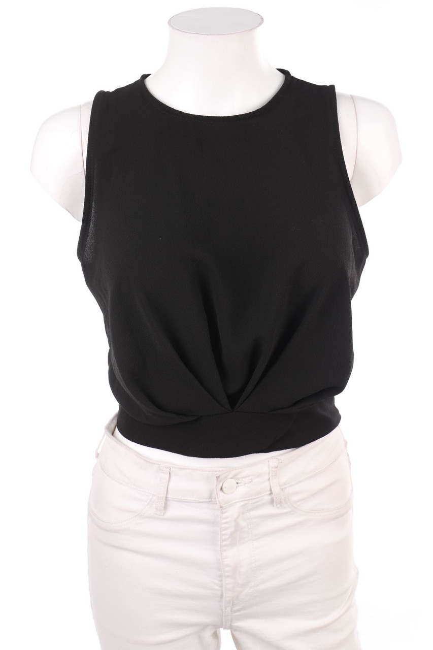 COLLOSEUM - Cropped-Blouse Top - S