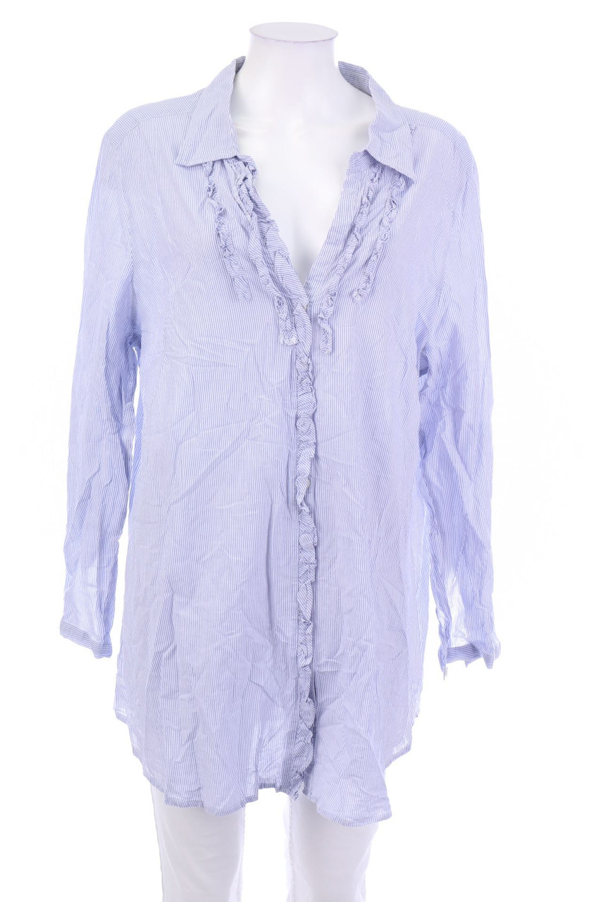 GIADA - Baumwoll-Bluse mit Rüschen - 50