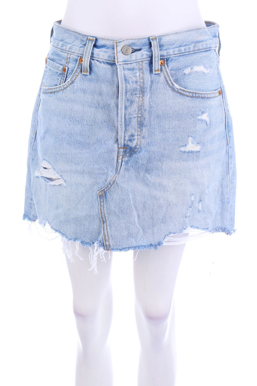 LEVI´S - Destroyed-Mini-Jeansrock - D 38