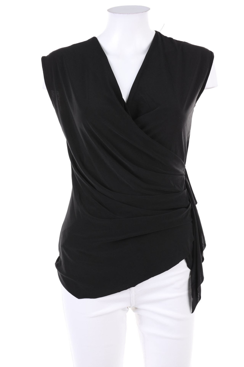 TOUT FEU TOUT FEMME - Kurzarm-Bluse in Wickel-Optik - ONE SIZE