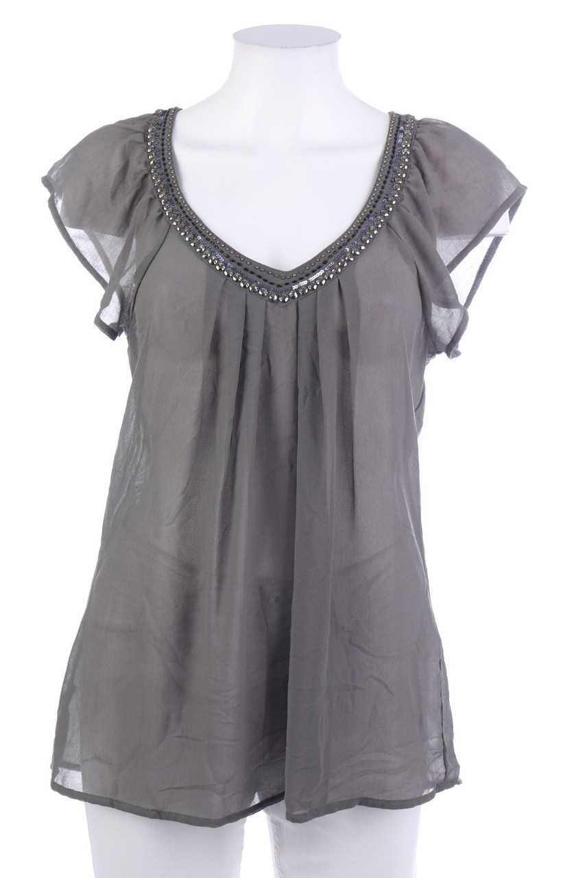 ONLY - Kurzarm-Bluse - L