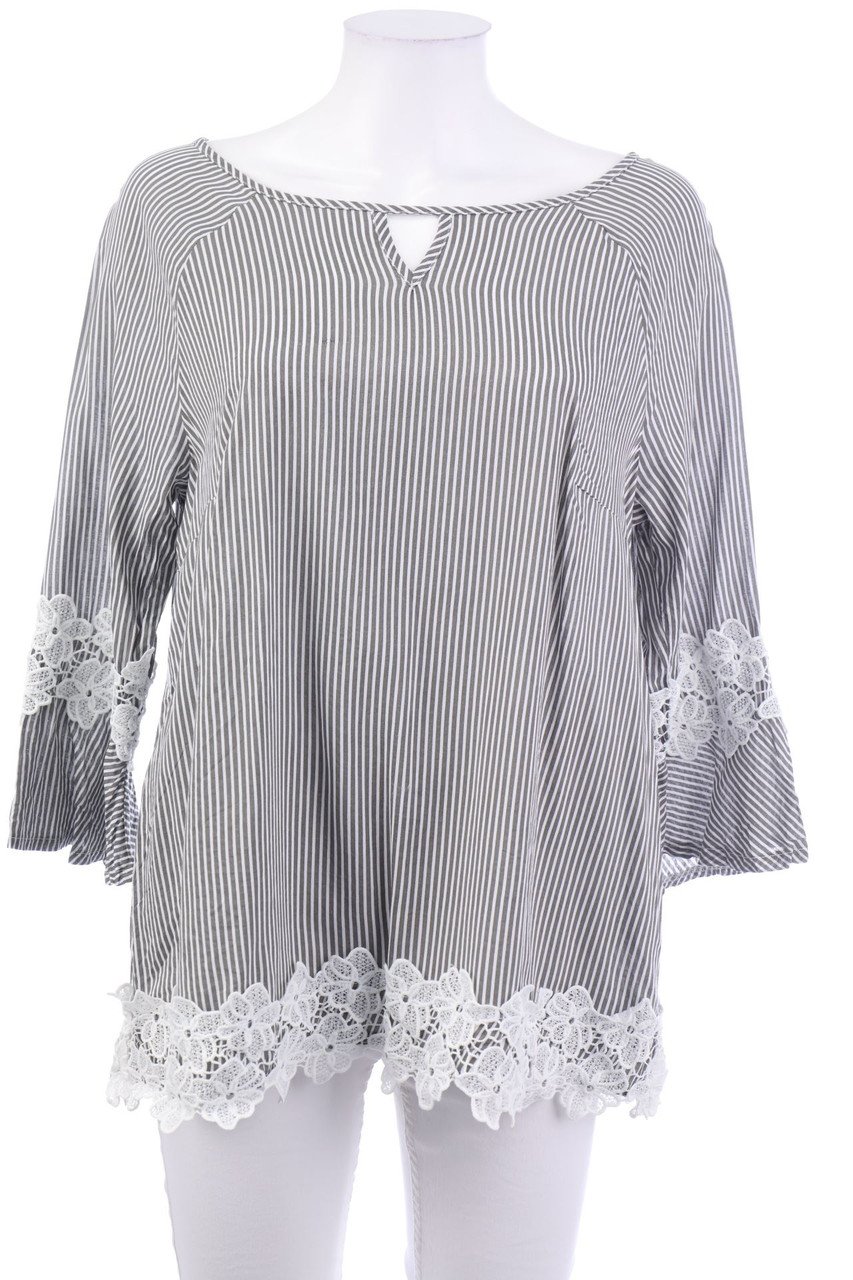 GINA BENOTTI - Blouse with 3/4 Sleeve with Lace - M
