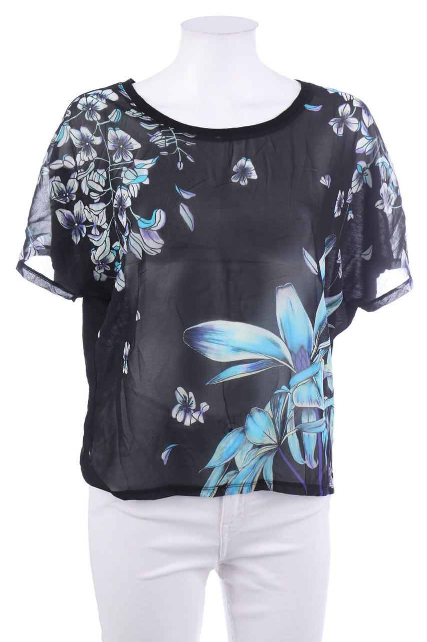 GUESS - Shortsleeve Blouse with Flower Print - XS