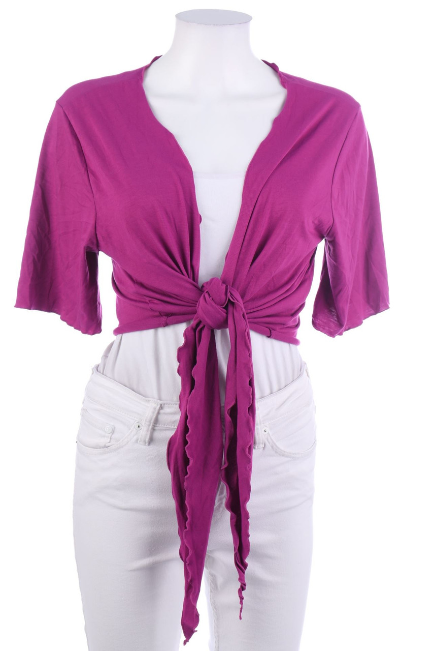 bonprix collection - Kurzarm-Shirt zum Knoten - 2XL