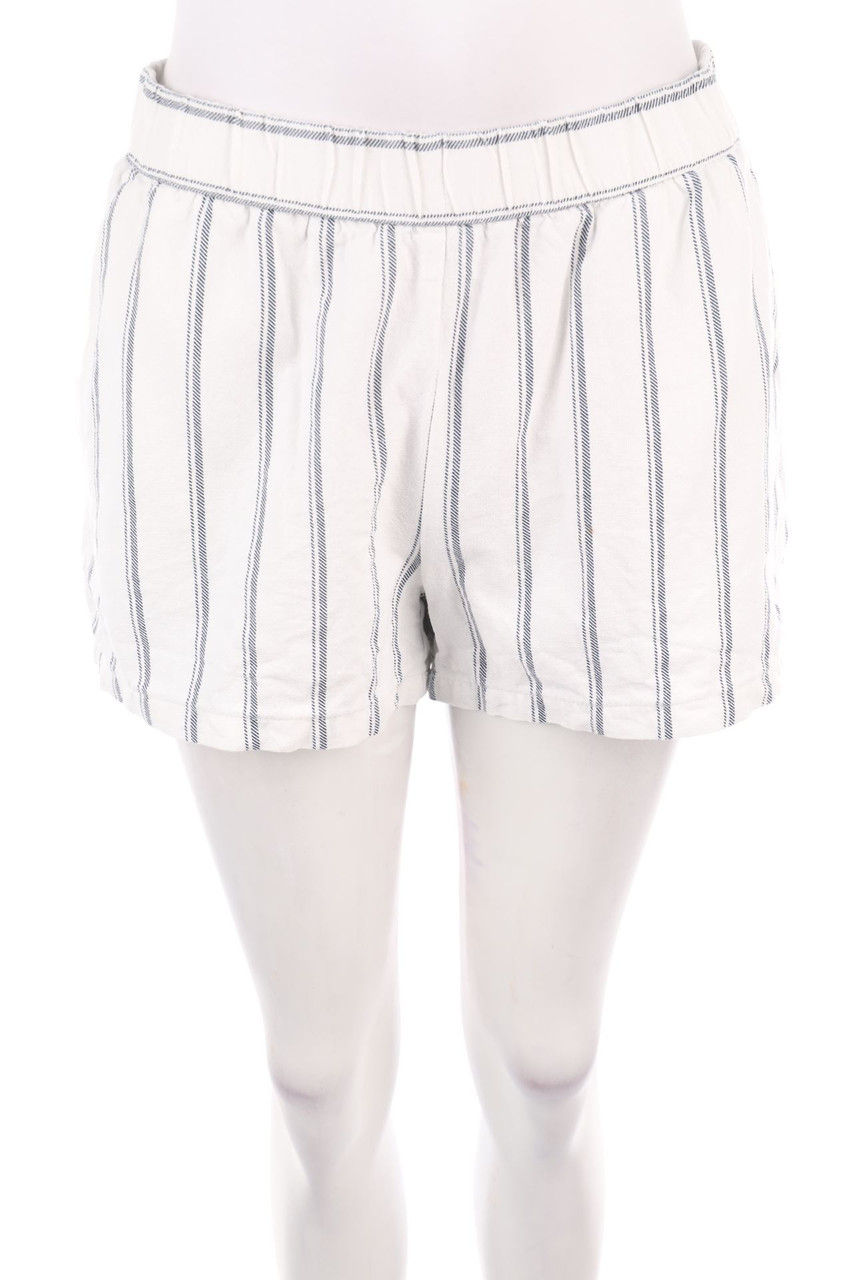 VERO MODA - Streifen-Shorts mit Leinen - M