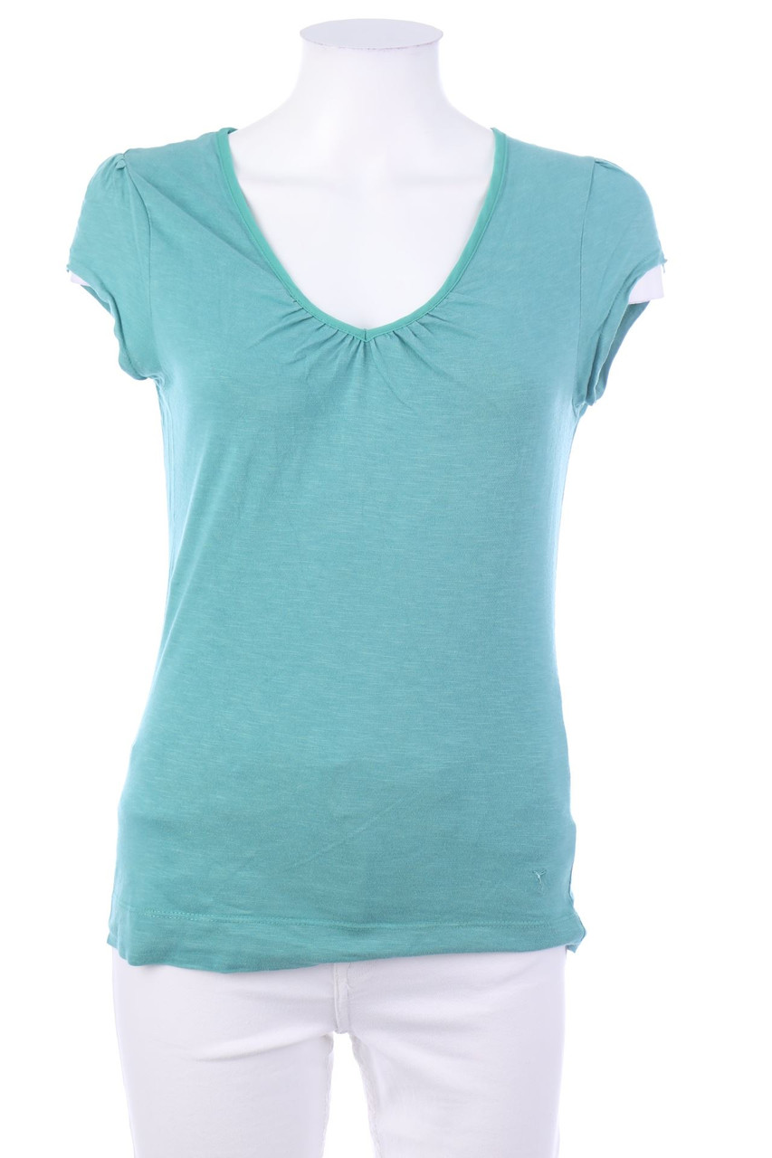 zero - Kurzarm-Shirt mit Smok-Details - S