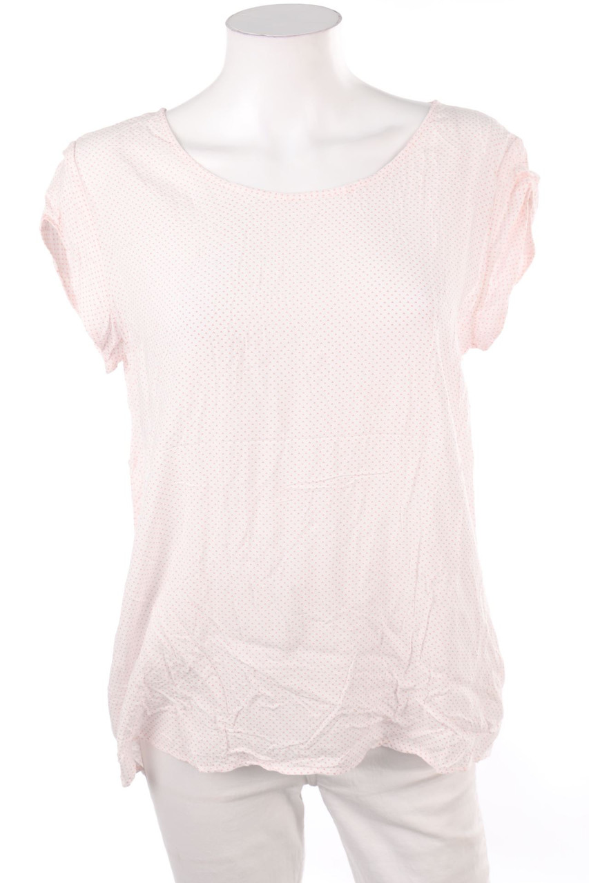 OPUS - Shortsleeve Blouse with Small Dots - M