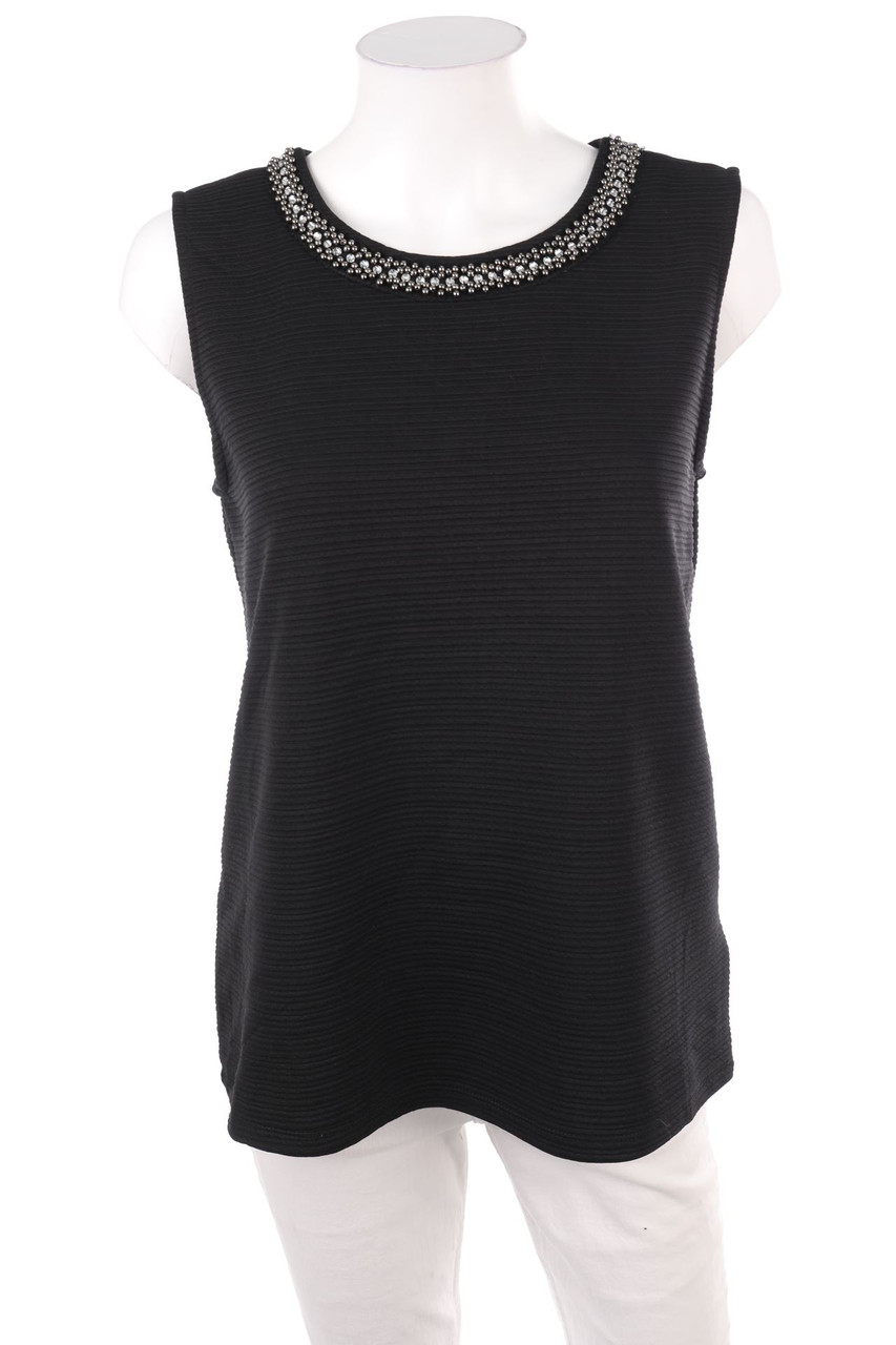 flame - Top mit Perlen - M