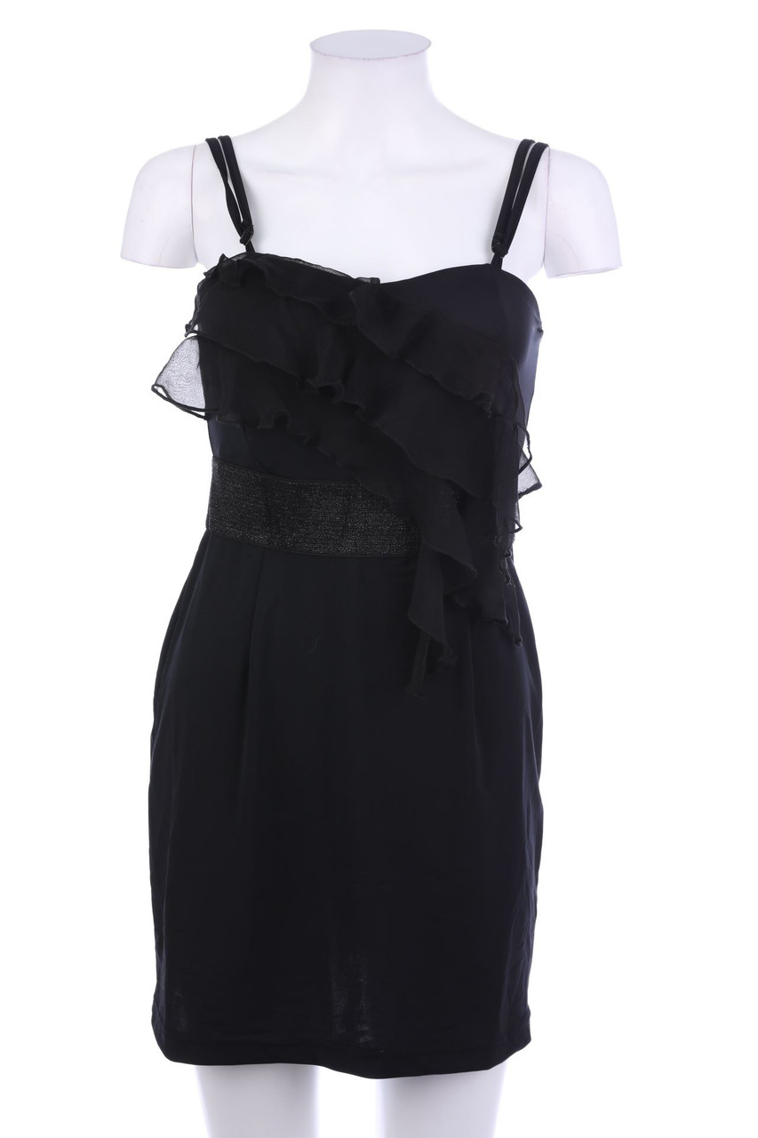 zebra - Dress with Draping - S