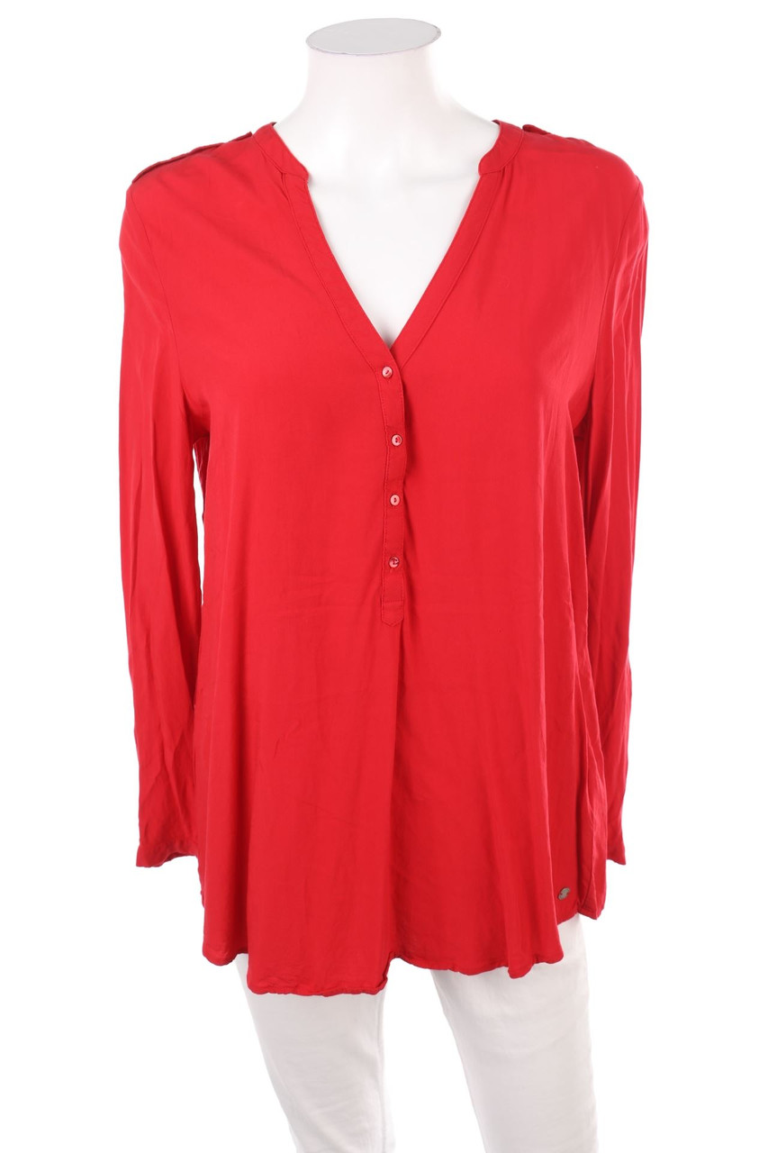 ESPRIT - Bluse mit Riegeln - L