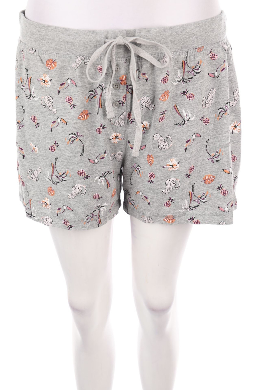 esmara - Shorts with Flower Print - L