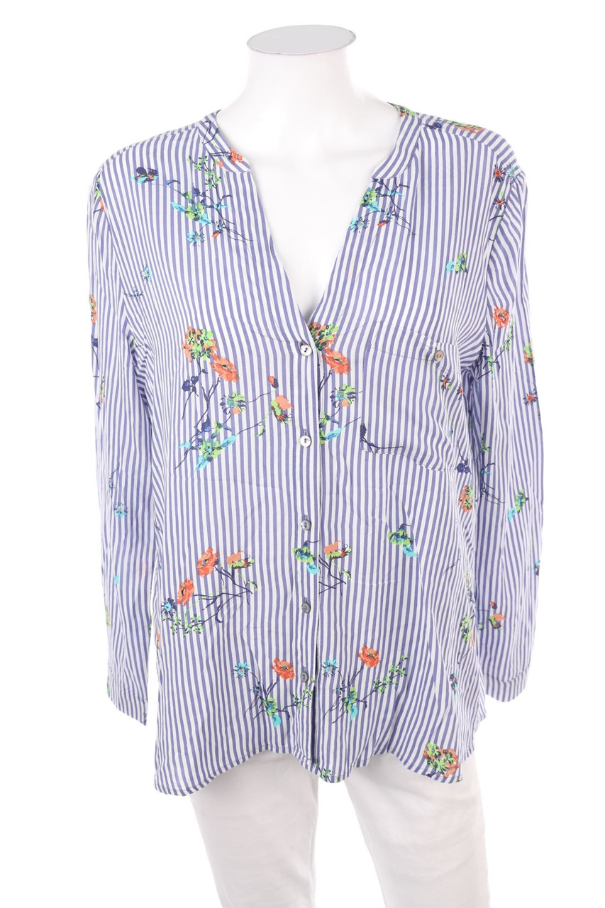 ESPRIT - Bluse mit Blumen-Print - L