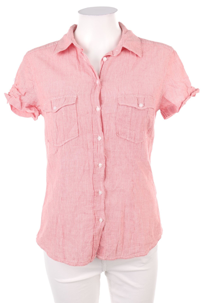 H&M - Hemd-Bluse mit kurzem Ärmel - S