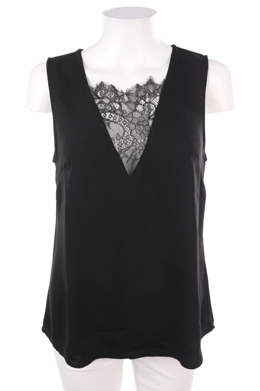 H&M - Top mit Spitzen-Einsatz - M