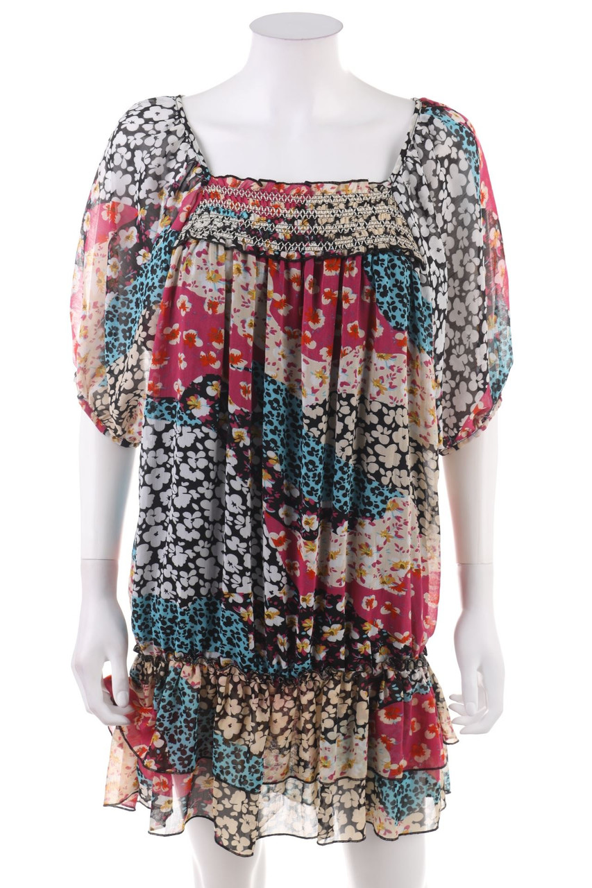 Fresh Made - Minikleid mit Puffärmeln - M