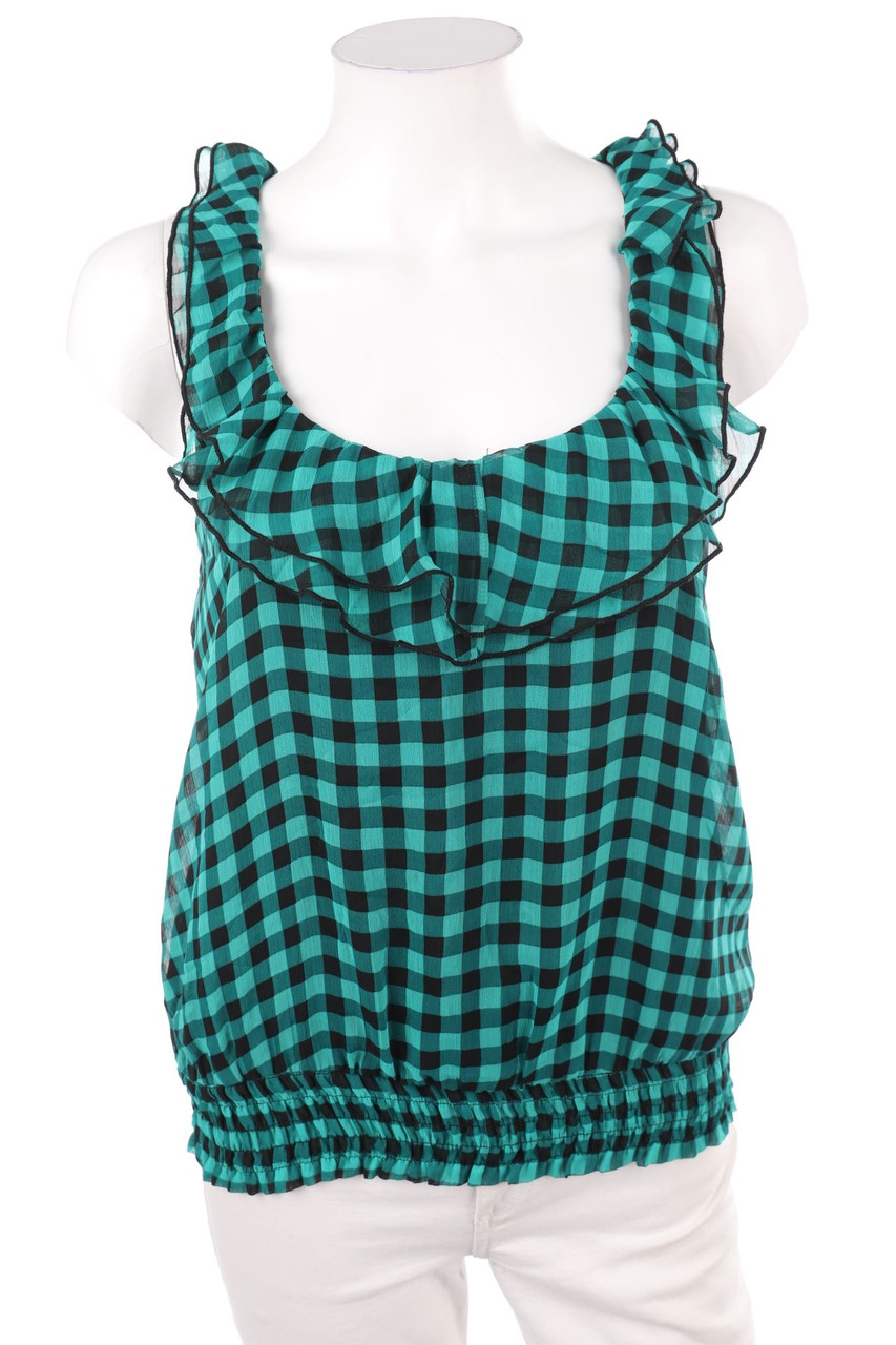 SECONDHAND - Blouse Top with Volants - M