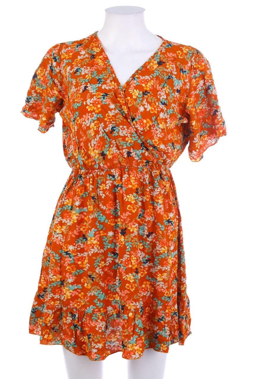 SECONDHAND - Dress with Flower Print - L
