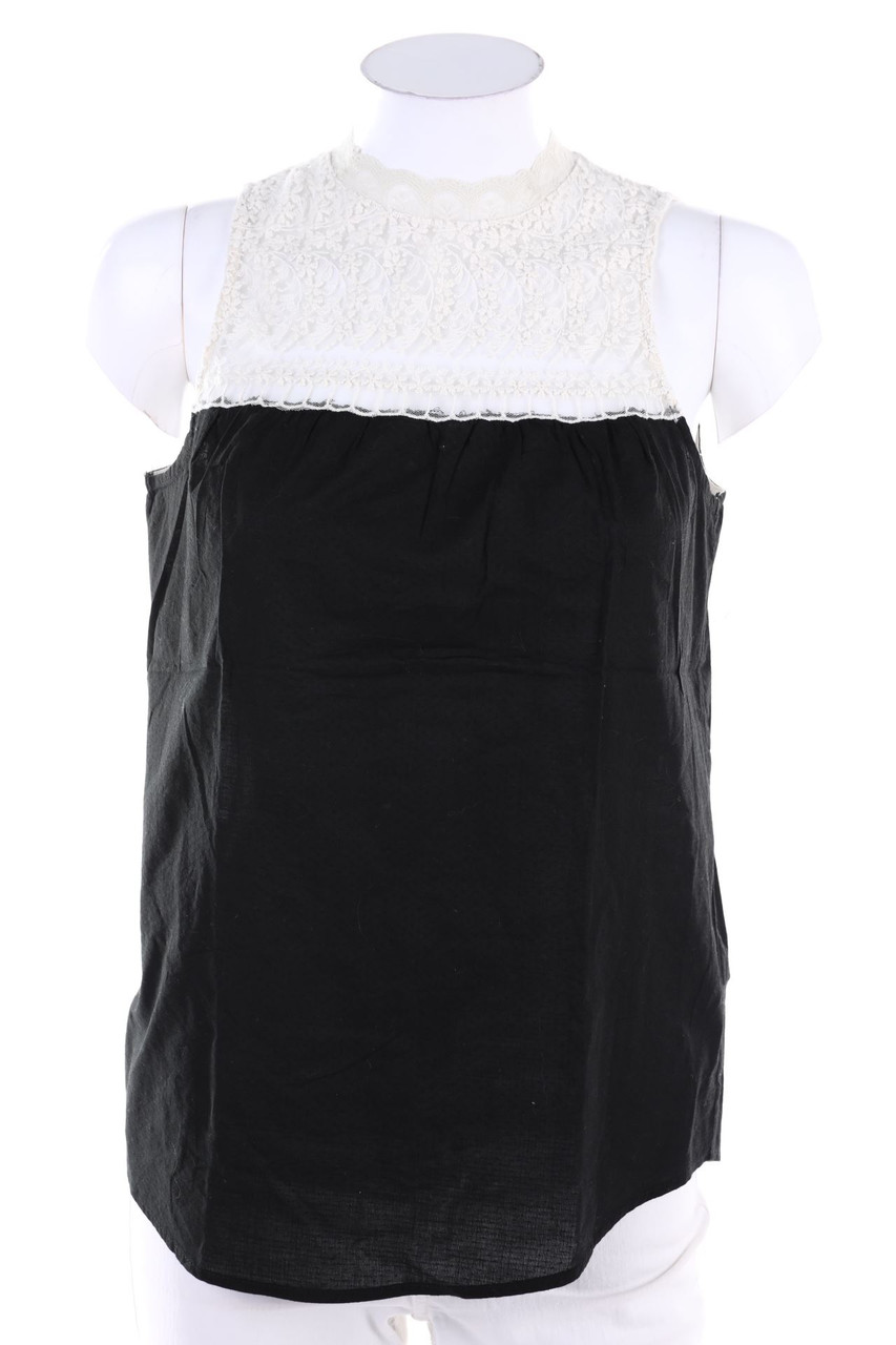 ZARA TRF - Blusentop mit Spitze - S