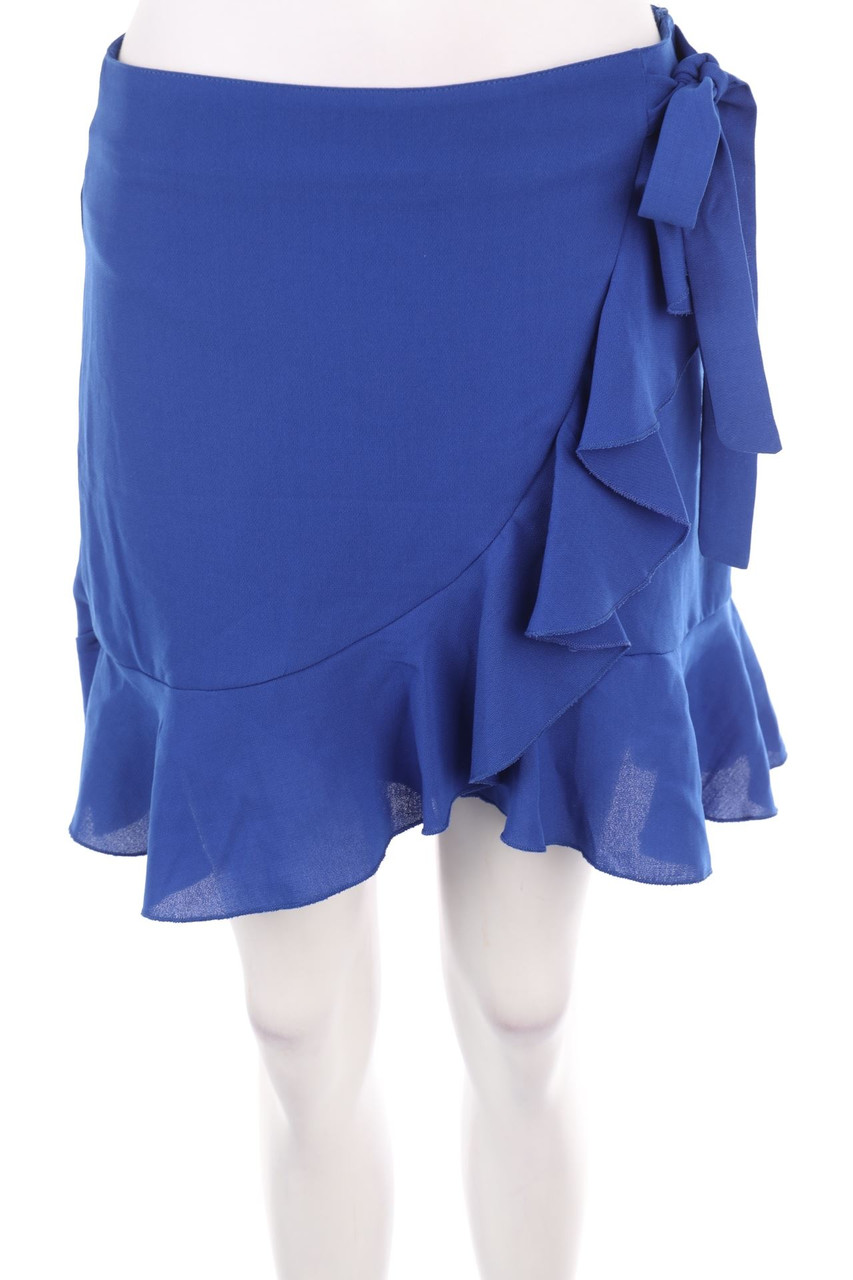 MORGAN - Volants-Skirt with Wrap-Effect - M