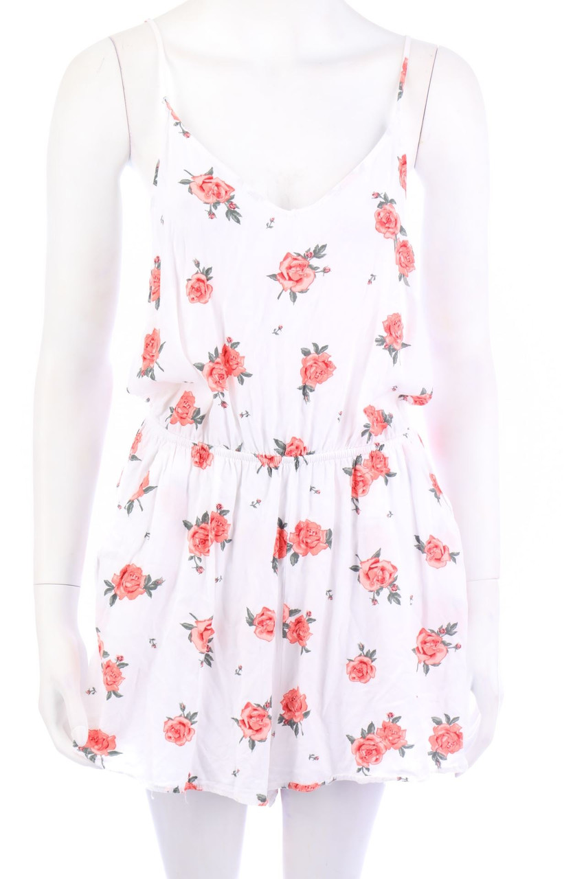 H&M - Playsuit mit Blumen-Print - XL