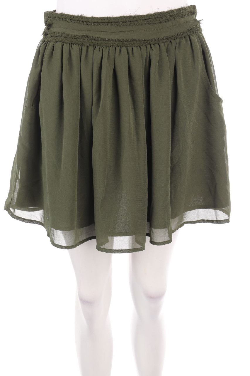 MANGO - Chiffon-Minirock - M