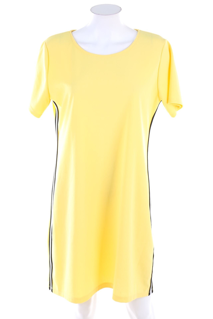 No Label - Dress with Braid Stripes - XL