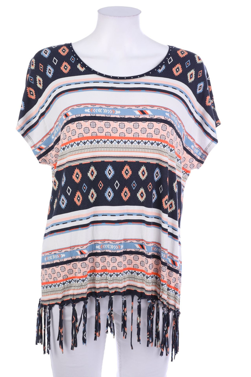 C&A - Ethno-Kurzarm-Shirt - M