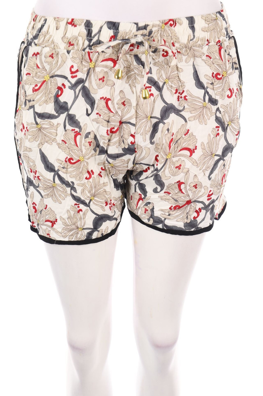 No Label - Shorts with Flower Print - M