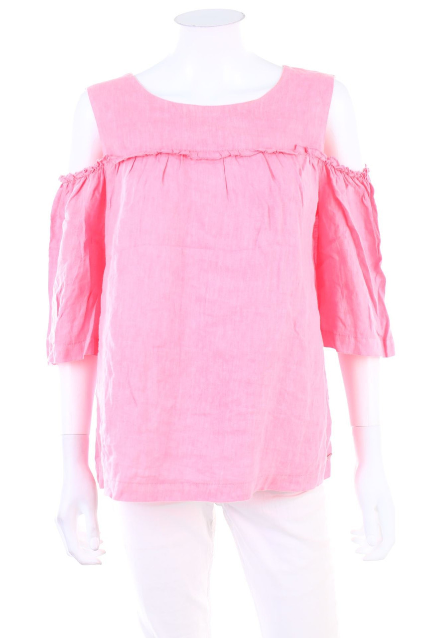 s.Oliver - Cold-Shoulder-Linen Blouse - D 38