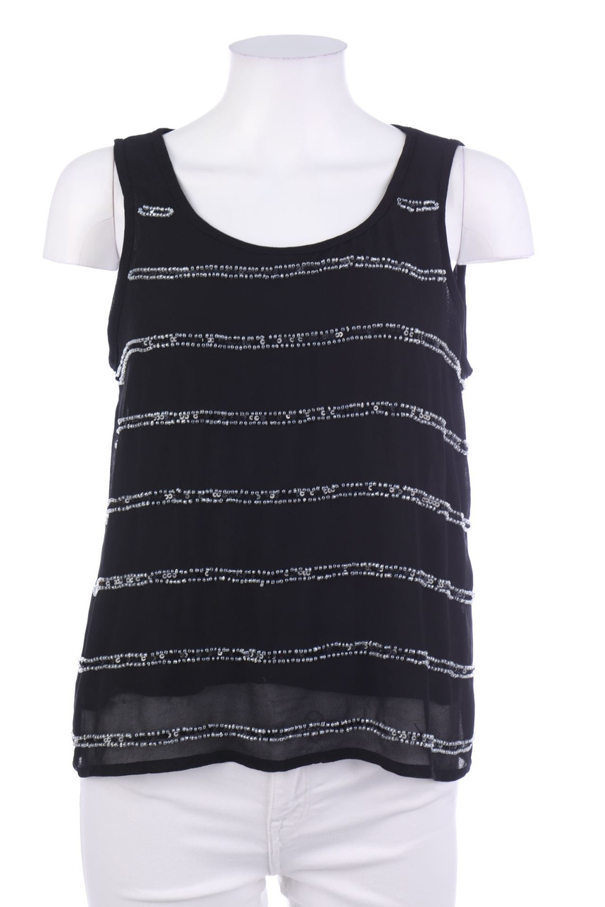 VERO MODA - Blusentop mit Glitzer - M