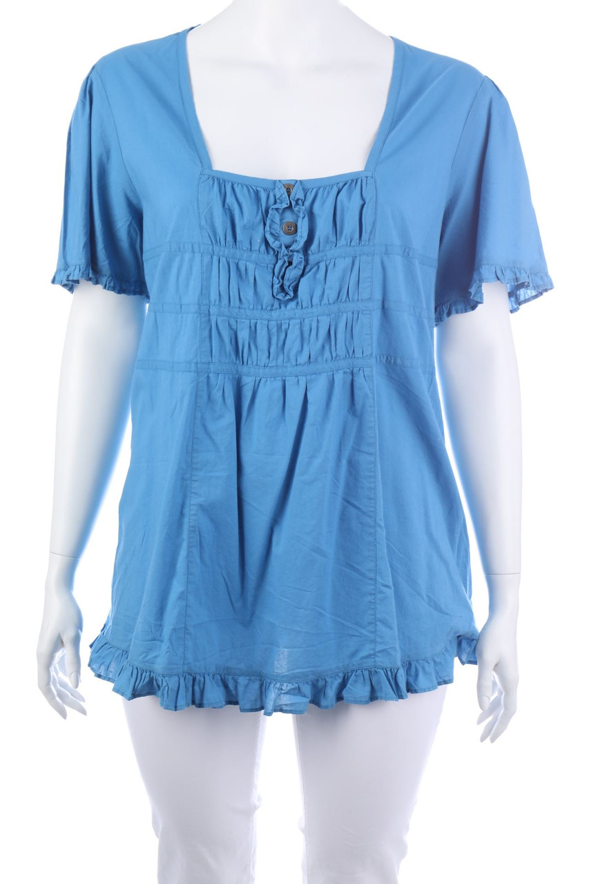 grandiosa - Kurzarm-Bluse - 52