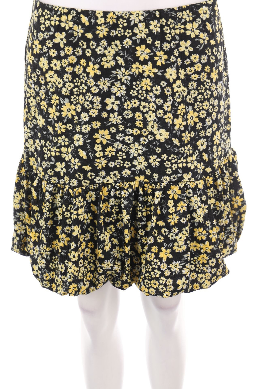 ONLY - Rock mit Blumen-Print - L