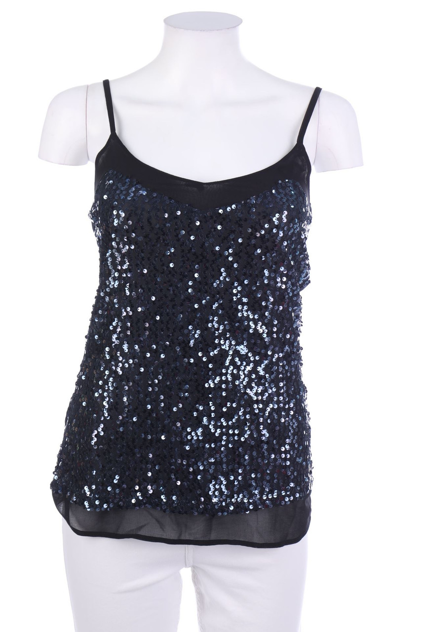 promod - Pailletten-Blusentop - S