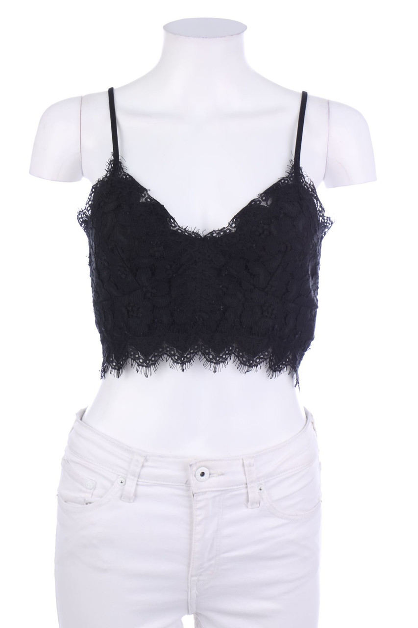TALLY WEiJL - Cropped-Top with Lace - M