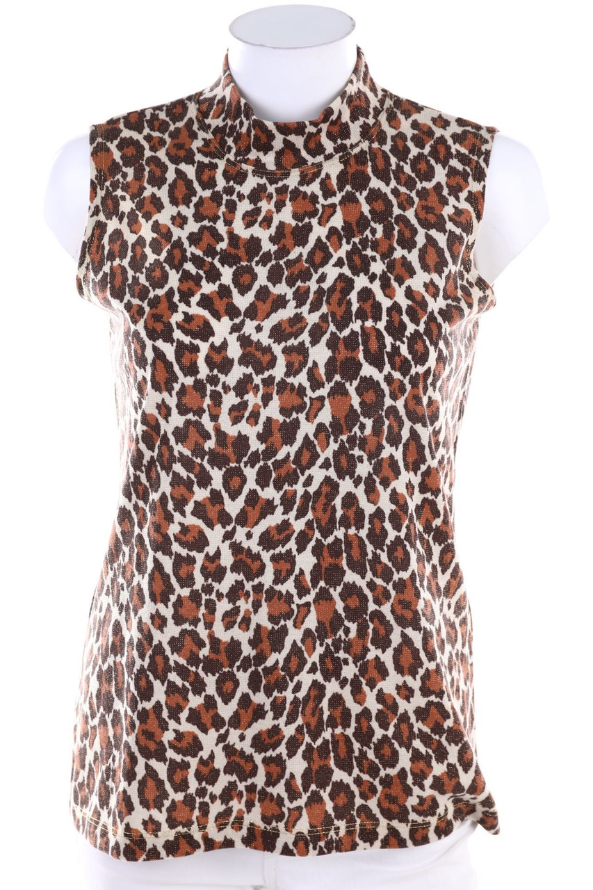 SECONDHAND - Print-Top with Glitter - M