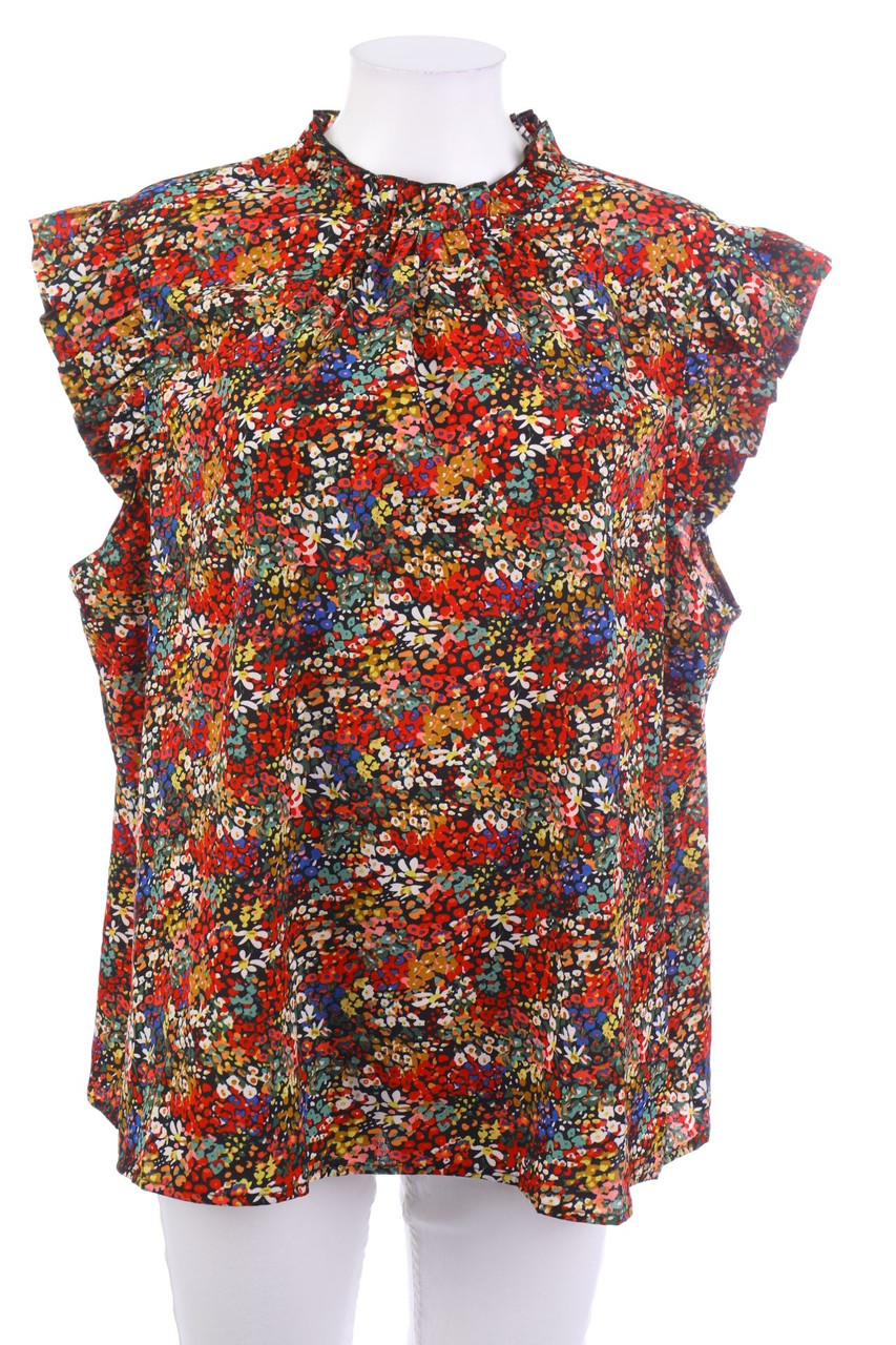 SHEIN - Kurzarm-Bluse - 3XL