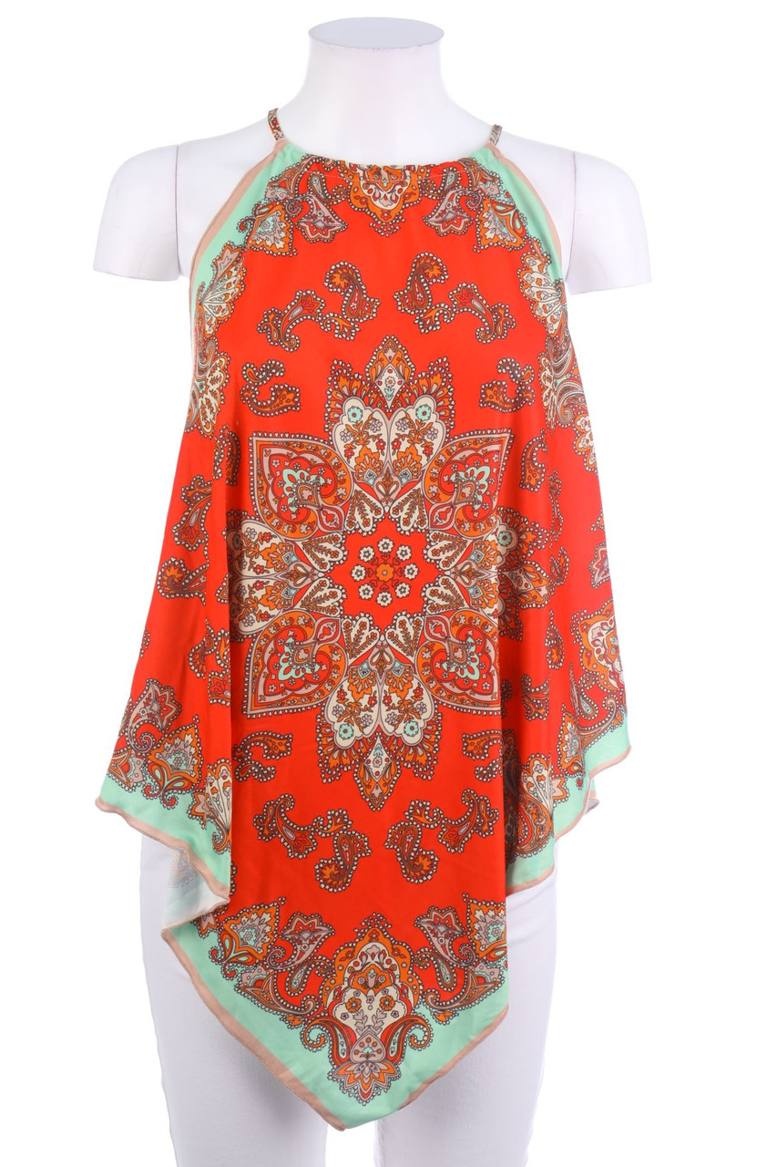 ZARA - Top mit Ethno-Print - M