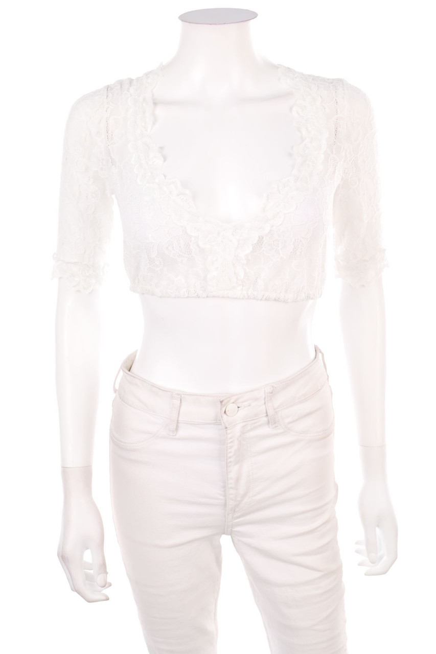 KRÜGER - Spitzen-Dirndl-Bluse - D 34