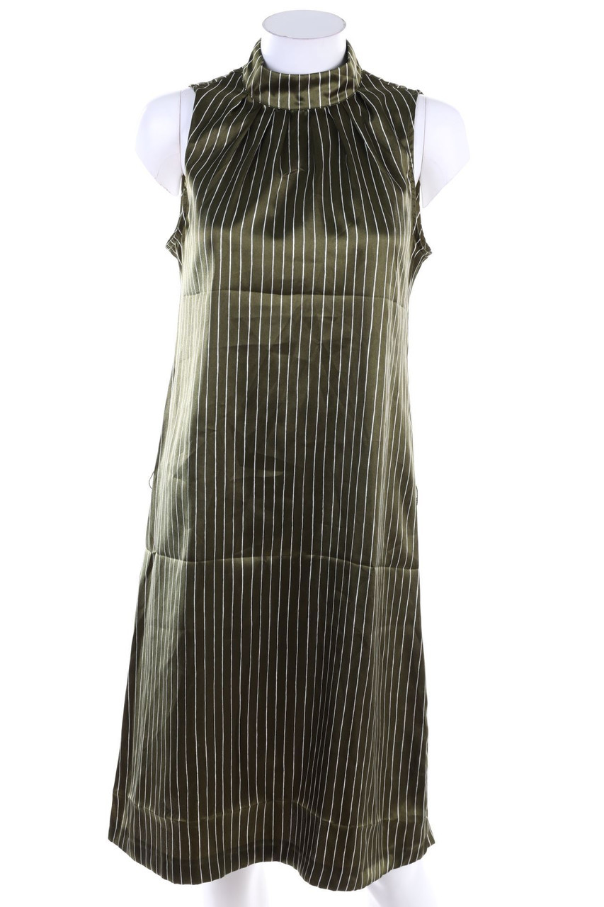 H&M - Satin-Kleid mit Streifen - D 38