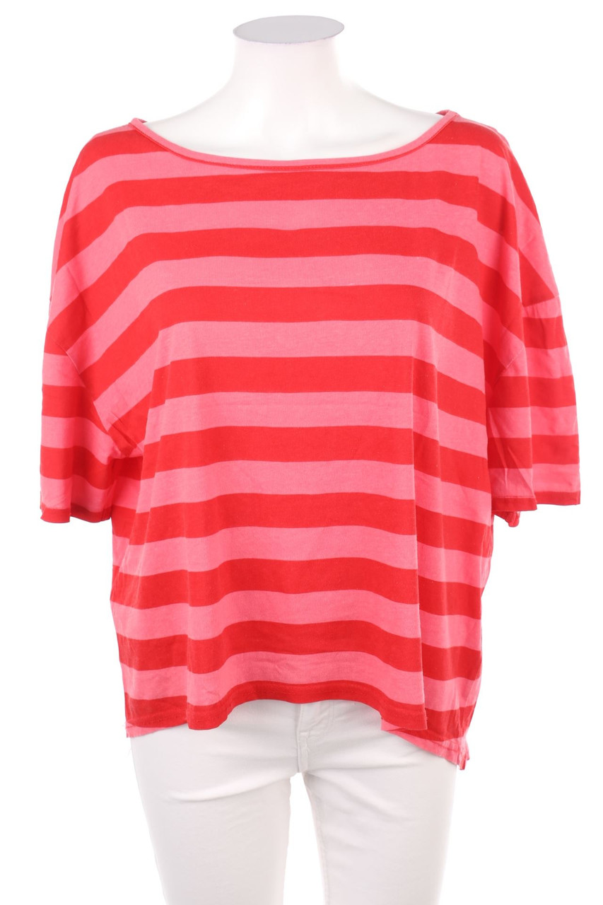 Janina - Streifen-Kurzarm-Shirt - 3XL