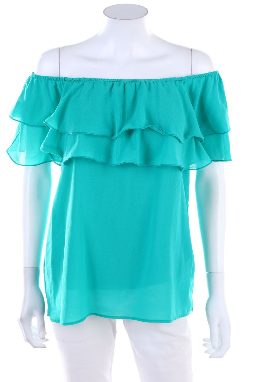 No Label - Off-the-shoulder blouse with Volants - M