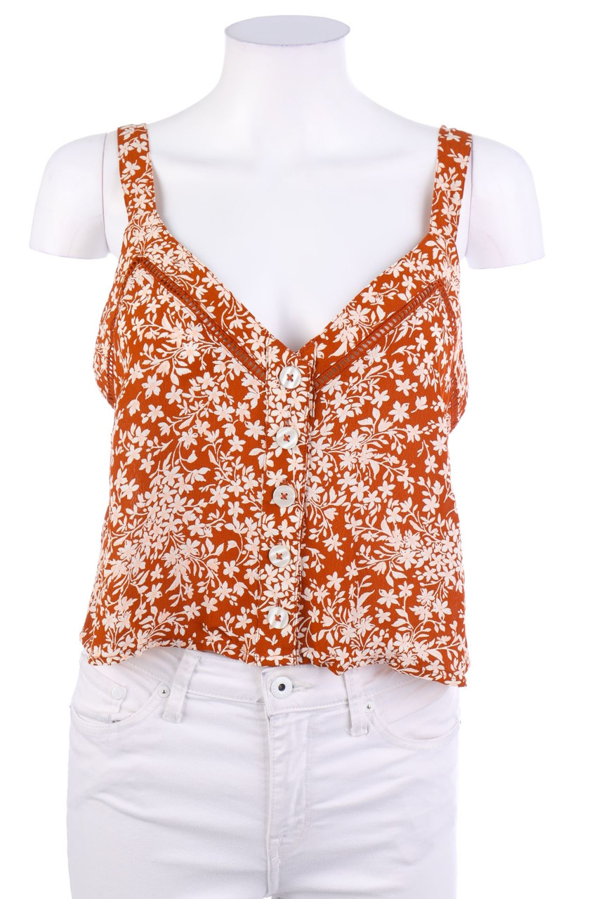 Miss Selfridge - Blusentop mit Blumen-Print - M