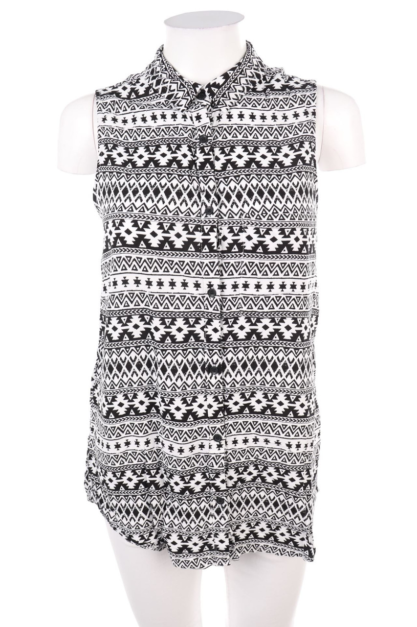 H&M - ärmellose Hemd-Bluse - M